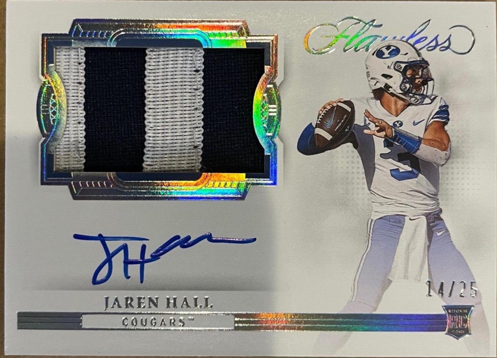 Jaren Hall [Horizontal Patch Autograph] #132