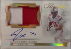 Jaxon Smith Njigba [Horizontal Patch Autograph Gold] #151