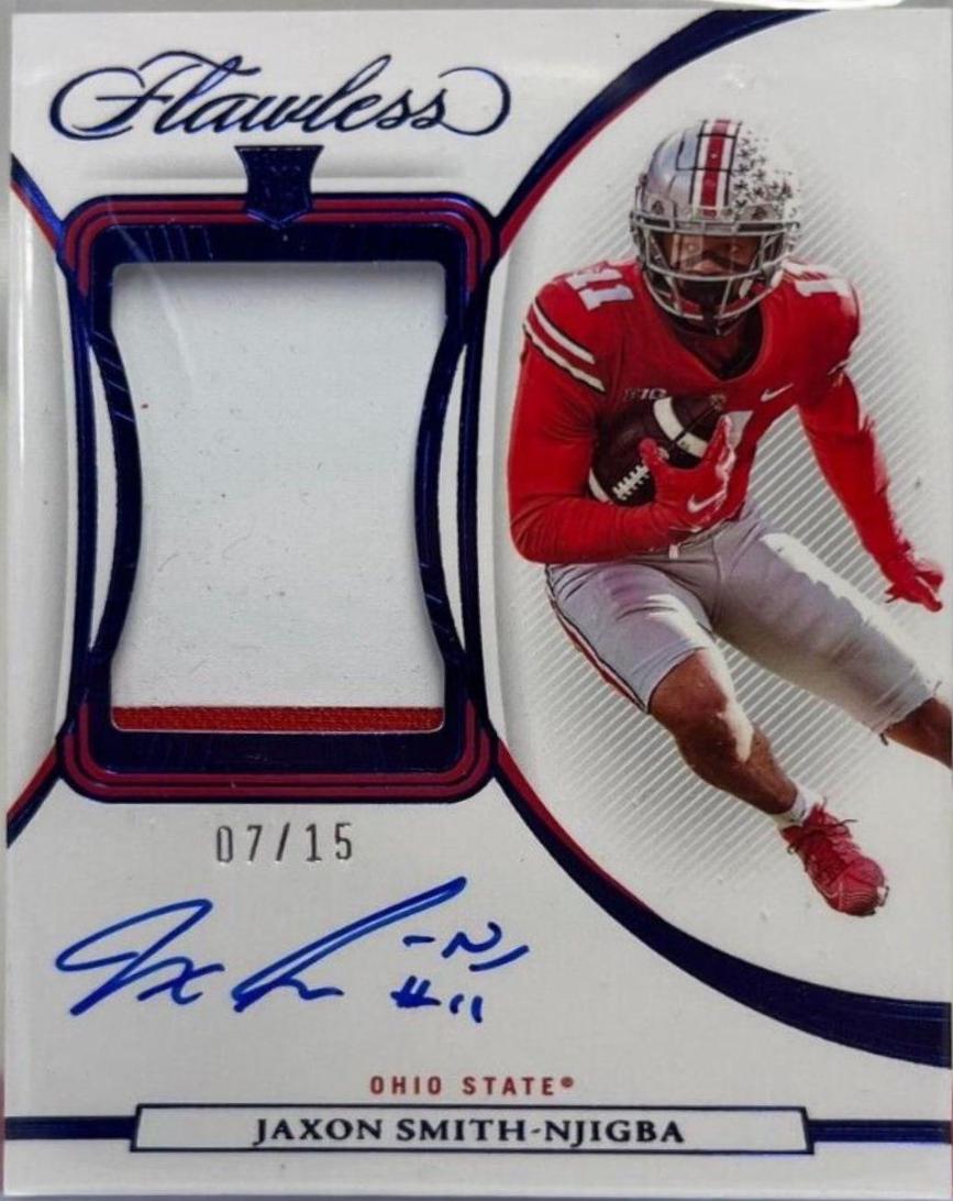 Jaxon Smith Njigba [Horizontal Patch Autograph Sapphire] #151