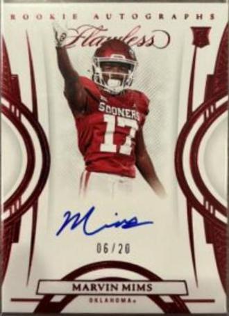 Marvin Mims [Autograph Ruby] #122