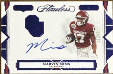Marvin Mims [Autograph Sapphire] #122