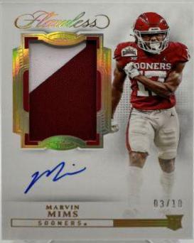 Marvin Mims [Horizontal Patch Autograph Gold] #155