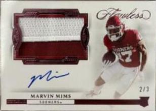 Marvin Mims [Horizontal Patch Autograph] #155