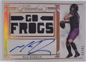 Max Duggan [Horizontal Patch Autograph Gold] #133
