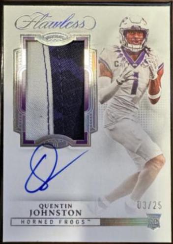 Quentin Johnston [Horizontal Patch Autograph] #158