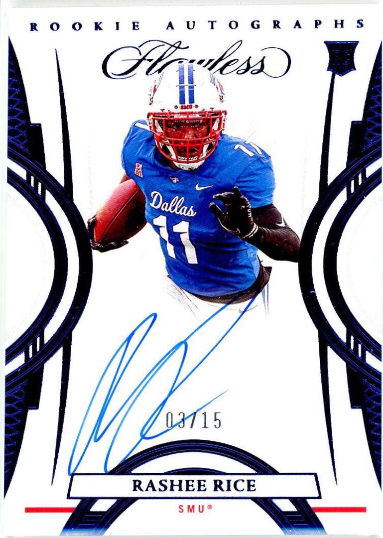 Rashee Rice [Autograph Sapphire] #107
