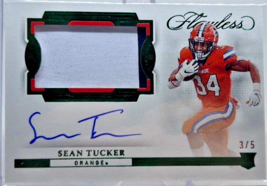 Sean Tucker [Horizontal Patch Autograph Emerald] #145