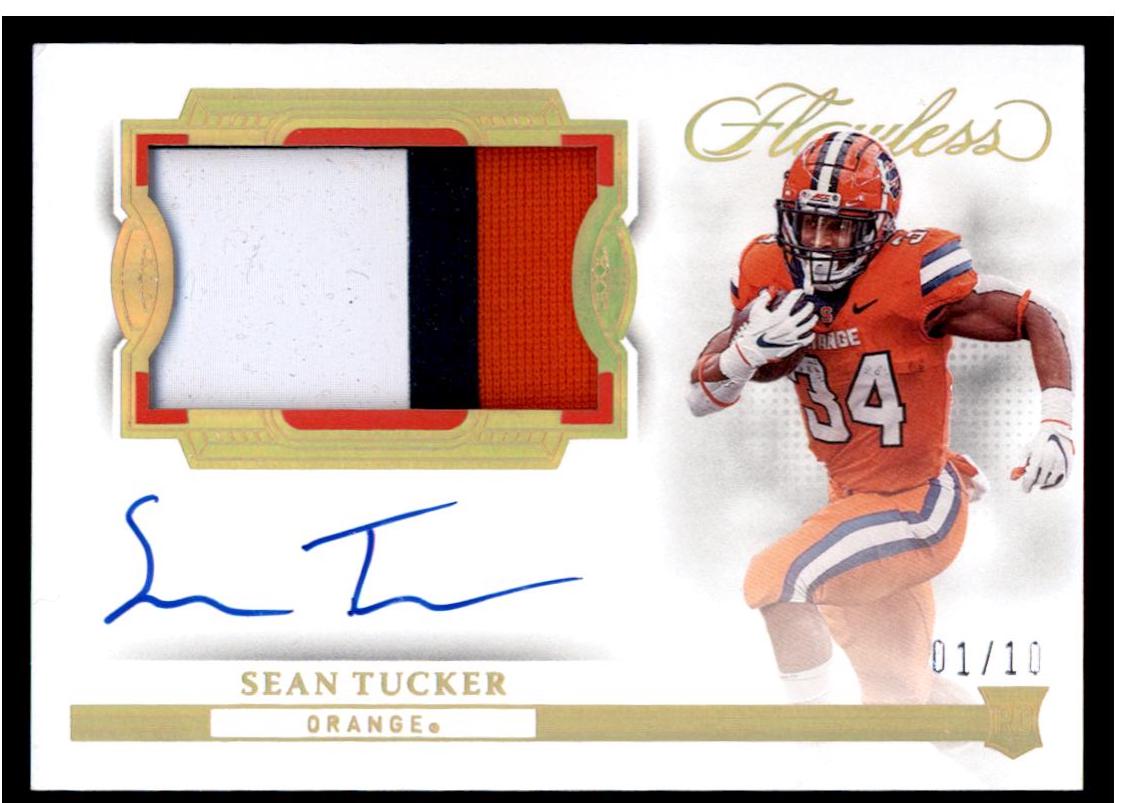Sean Tucker [Horizontal Patch Autograph Gold] #145