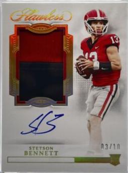Stetson Bennett IV [Horizontal Patch Autograph Gold] #160
