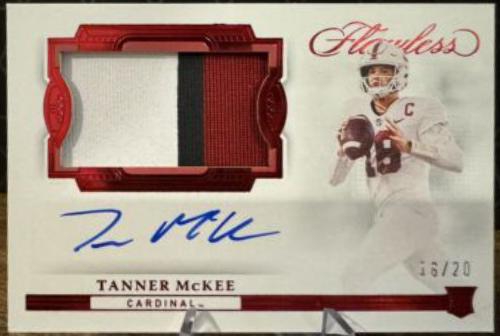 Tanner McKee [Vertical Patch Autograph Ruby] #134