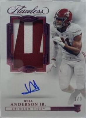 Will Anderson Jr. [Horizontal Patch Autograph Pink] #166