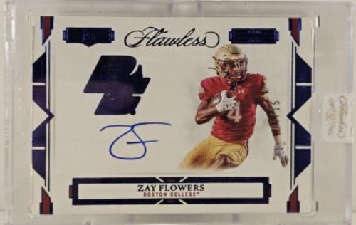 Zay Flowers [Autograph Sapphire] #108