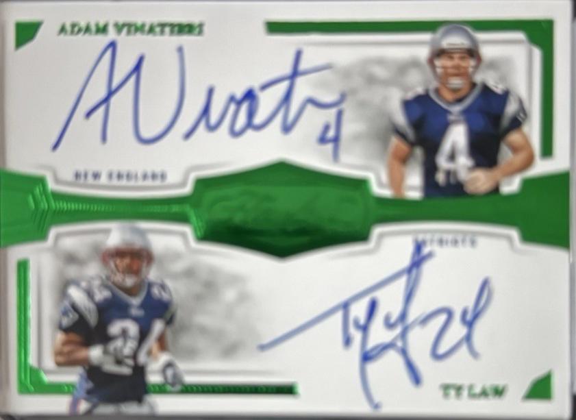 Adam Vinatieri / Ty Law [Emerald] #10