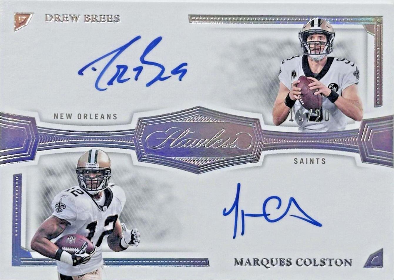 Drew Brees / Marques Colston [Silver] #8