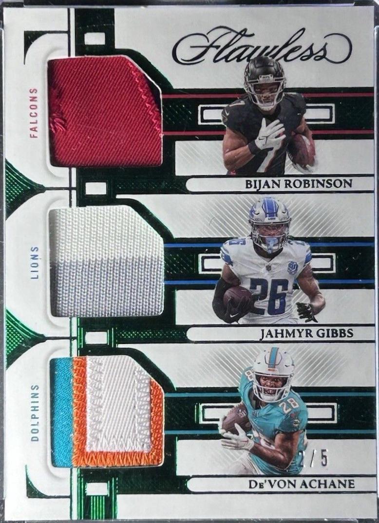 Bijan Robinson / De'Von Achane / Jahmyr Gibbs [Emerald] #9