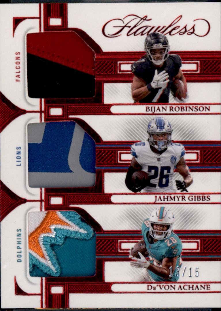 Bijan Robinson / De'Von Achane / Jahmyr Gibbs [Ruby] #9