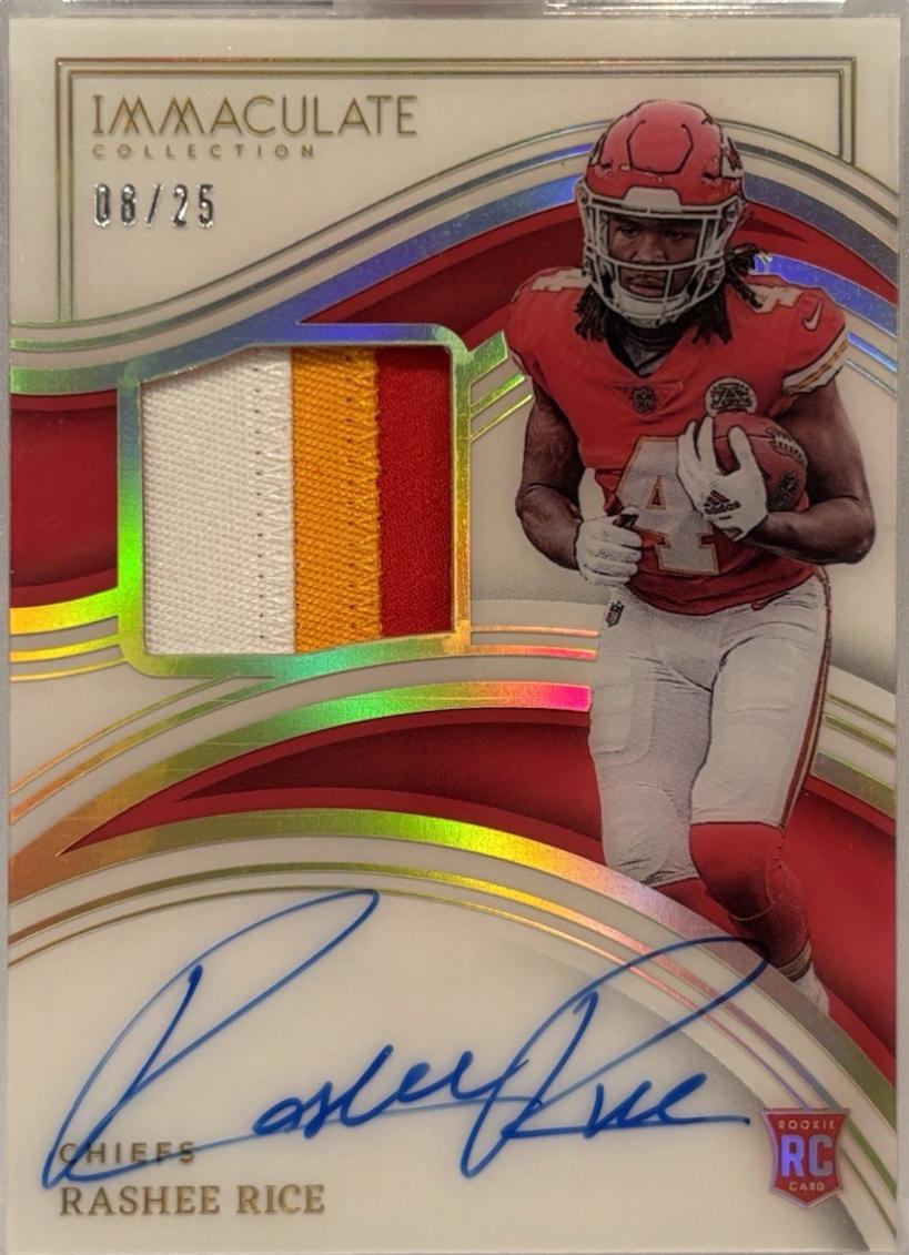 Rashee Rice [Gold Rookie Patch Autograph] #130