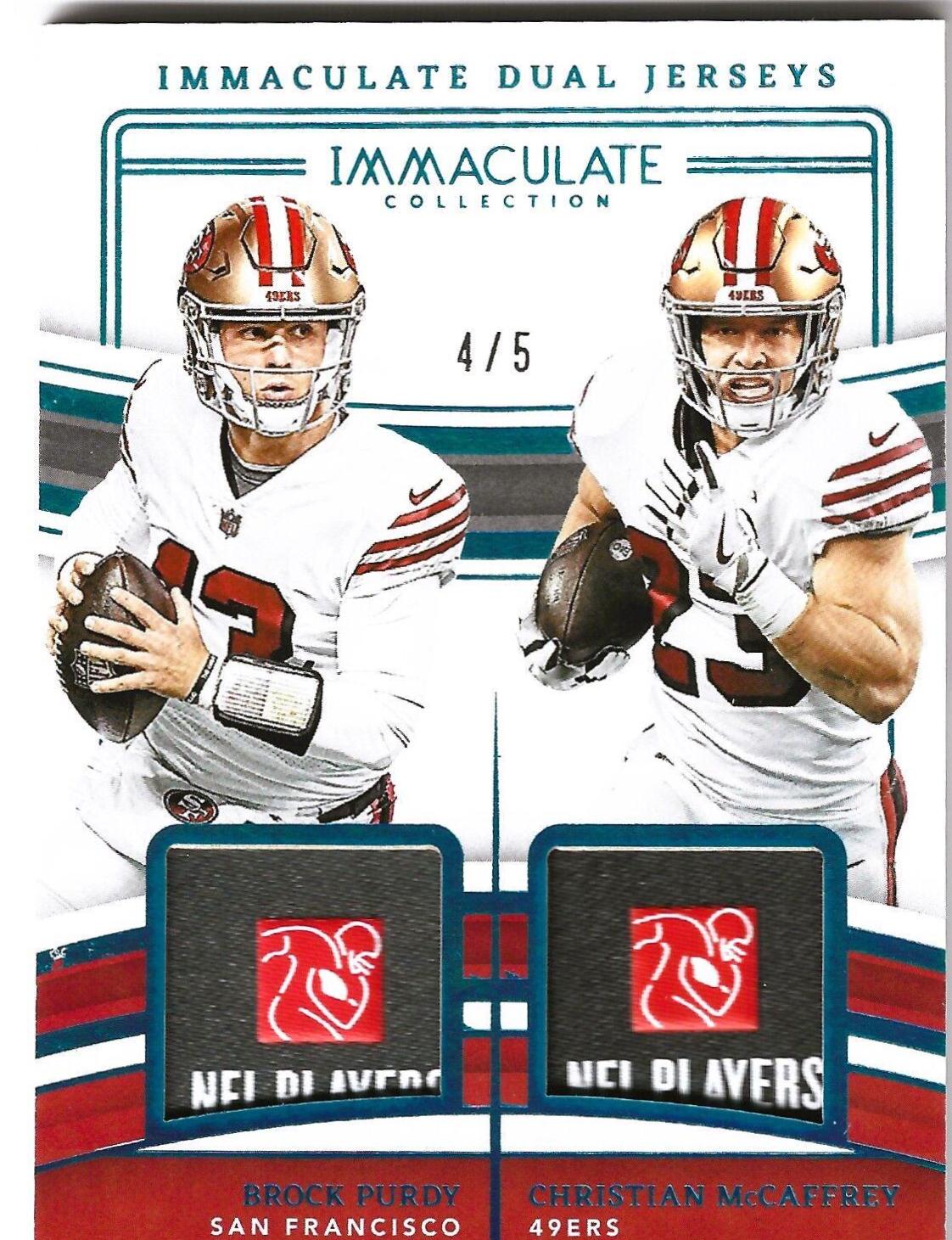 Brock Purdy / Christian McCaffrey [Platinum] #11