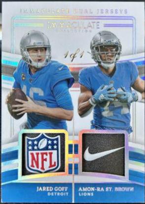 Jared Goff / Amon-Ra St. Brown [Super Prime] #35