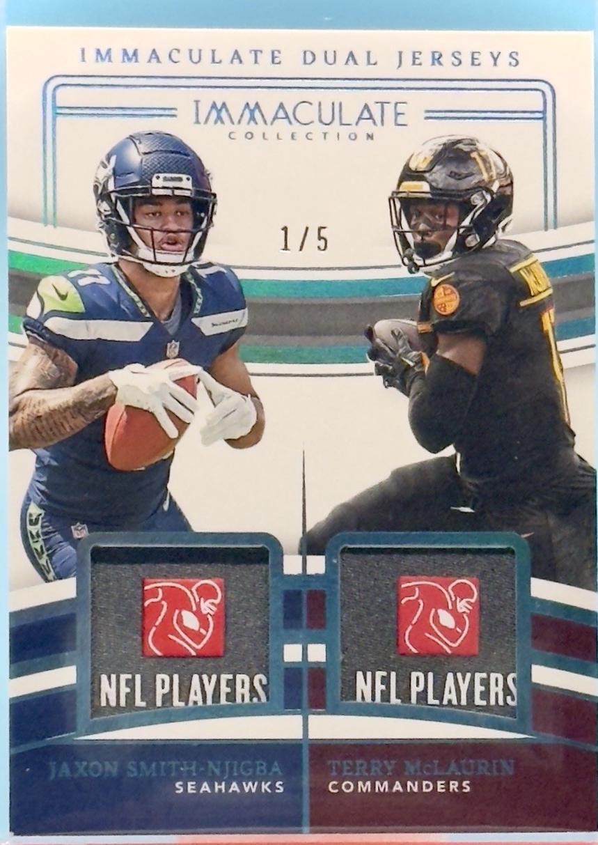 Jaxon Smith-Njigba / Terry McLaurin [Platinum] #14