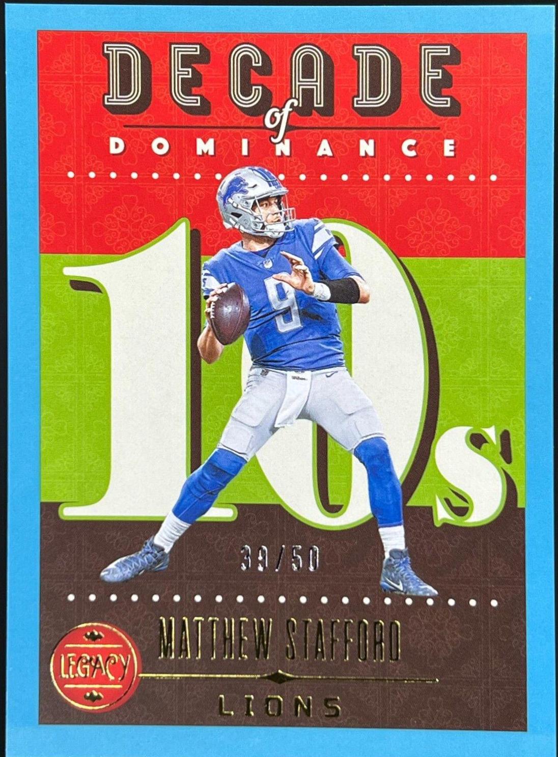 Matthew Stafford [Blue] #DOD-14
