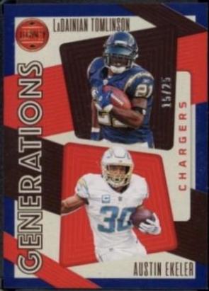 Austin Ekeler , LaDainian Tomlinson [Indigo] #GEN-2