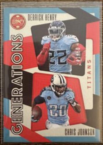 Chris Johnson, Derrick Henry [Blue] #GEN-7