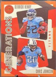 Chris Johnson, Derrick Henry [Orange] #GEN-7