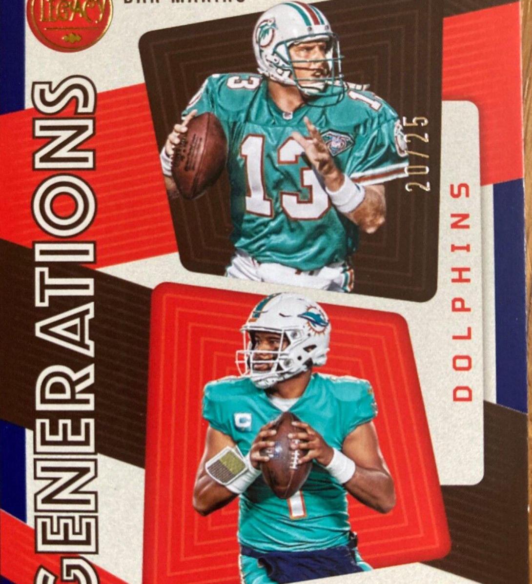 Dan Marino, Tua Tagovailoa [Blue] #GEN-5