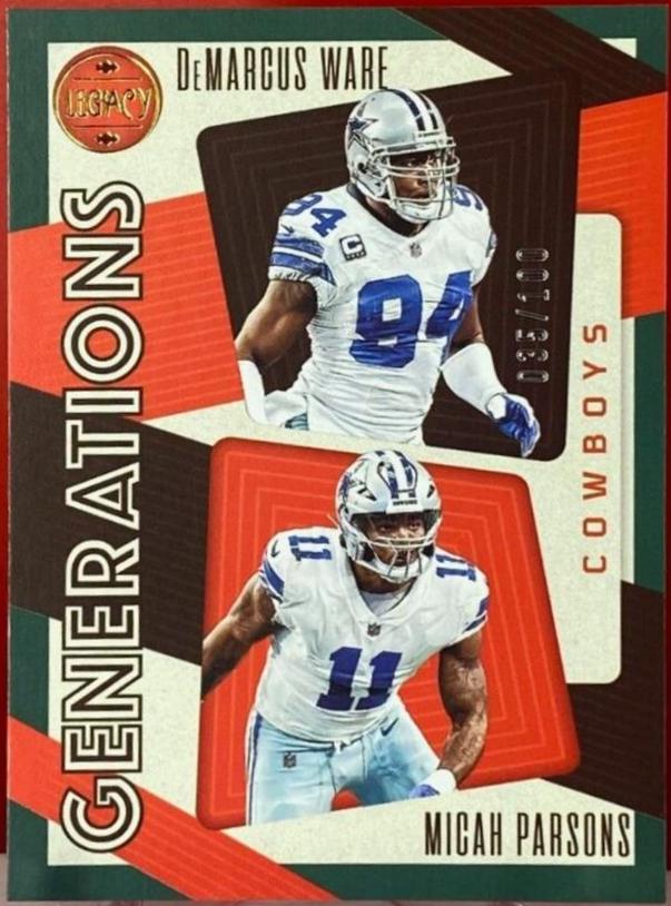 DeMarcus Ware, Micah Parsons [Green] #GEN-3
