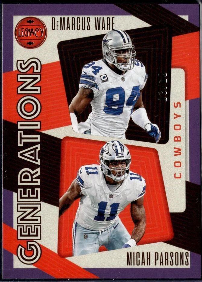 DeMarcus Ware, Micah Parsons [Violet] #GEN-3