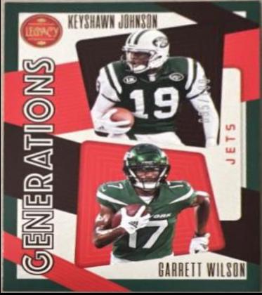 Garrett Wilson, Keyshawn Johnson [Green] #GEN-4