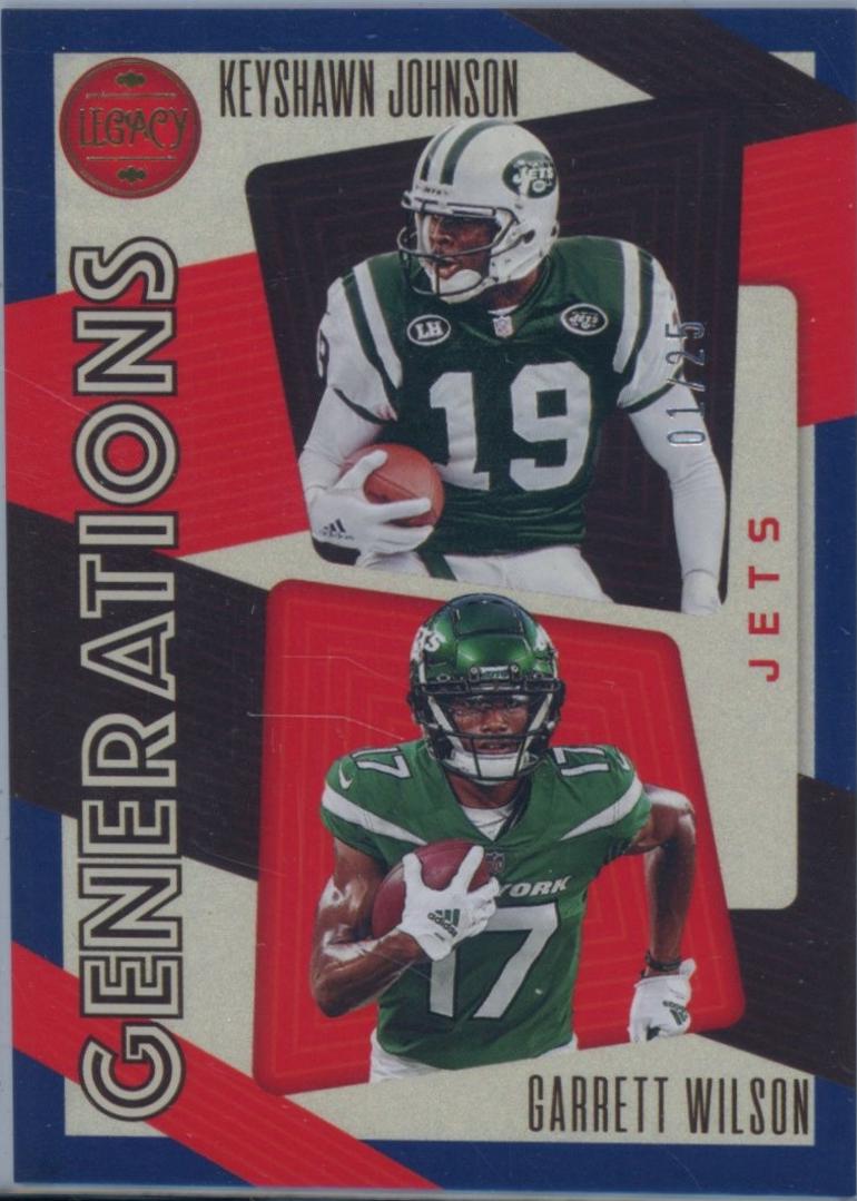 Garrett Wilson, Keyshawn Johnson [Indigo] #GEN-4