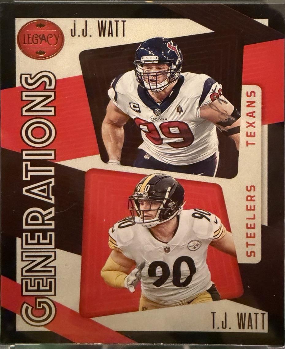 J. J. Watt, T. J. Watt [Black] #GEN-8