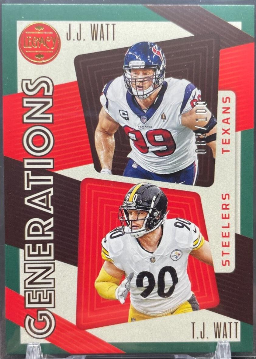 J. J. Watt, T. J. Watt [Green] #GEN-8