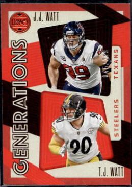J. J. Watt, T. J. Watt [Orange] #GEN-8