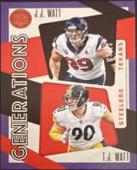 J. J. Watt, T. J. Watt [Violet] #GEN-8
