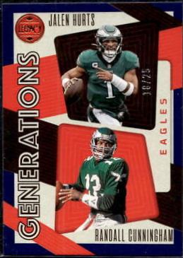 Jalen Hurts, Randall Cunningham [Indigo] #GEN-6