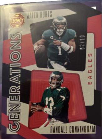 Jalen Hurts, Randall Cunningham [Violet] #GEN-6