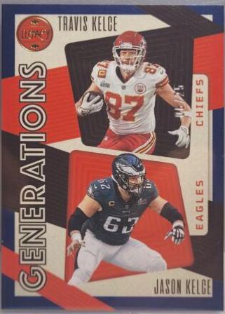 Jason Kelce, Travis Kelce [Indigo] #GEN-1