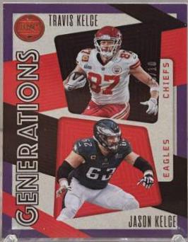 Jason Kelce, Travis Kelce [Violet] #GEN-1
