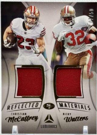 Christian McCaffrey, Ricky Watters [Gold] #RM-8