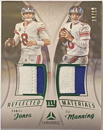 Eli Manning, Daniel Jones [Prime Green] #RM-2
