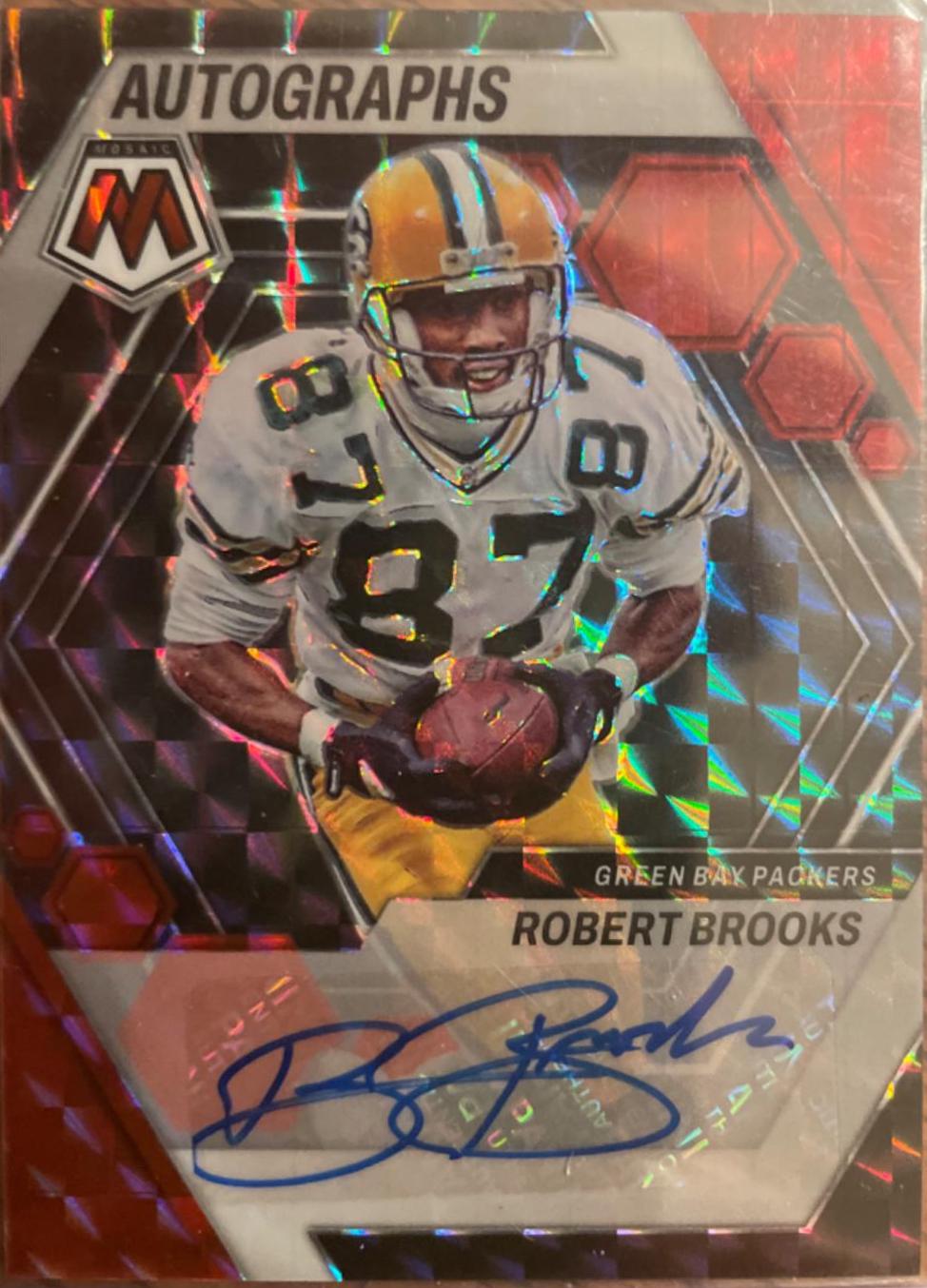 Robert Brooks [Red Autographs] #AM-RB