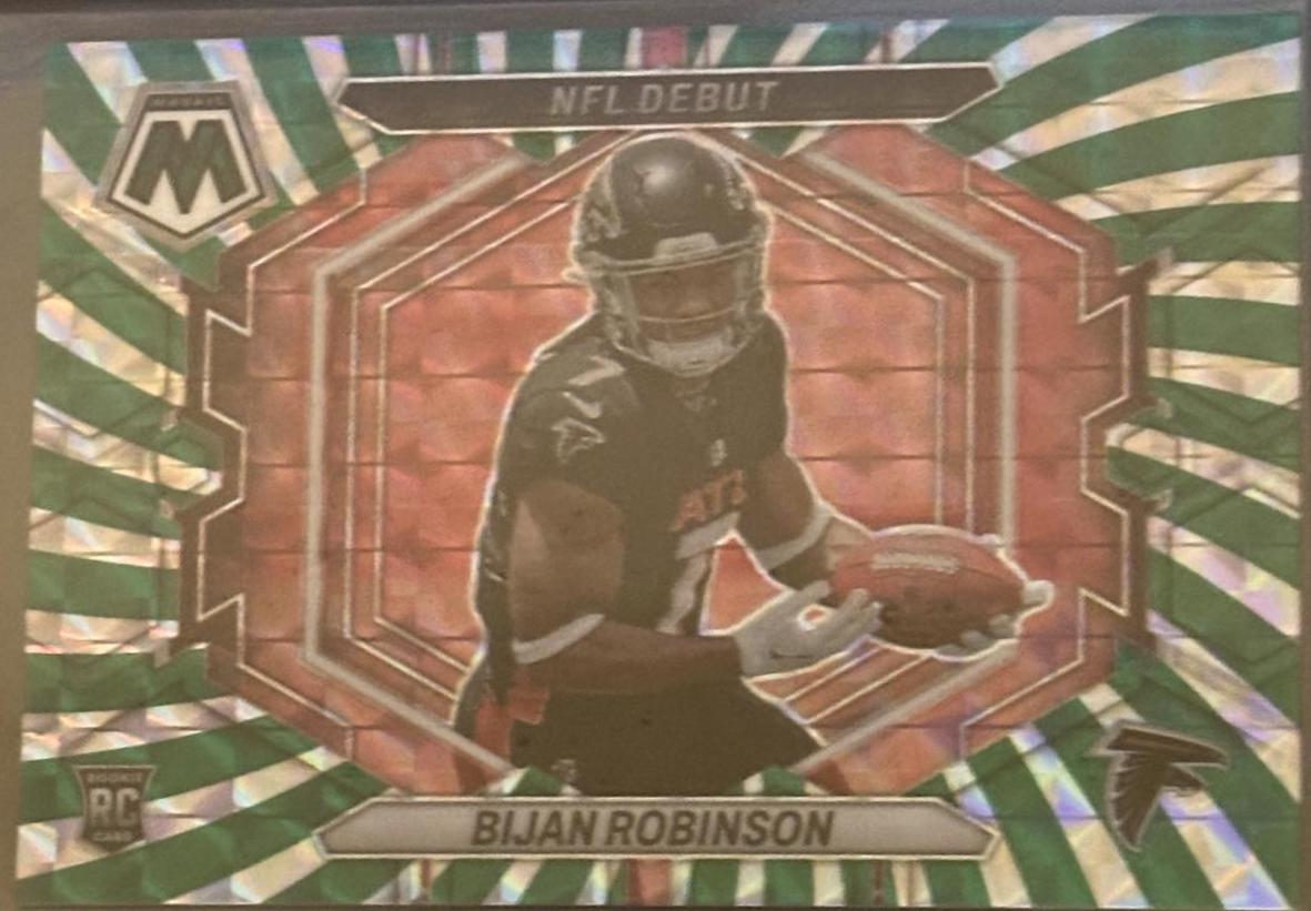Bijan Robinson [Green Swirl] #ND-9