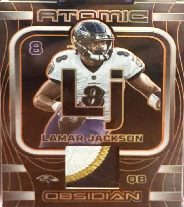 Lamar Jackson [Orange Electric Etch] #2