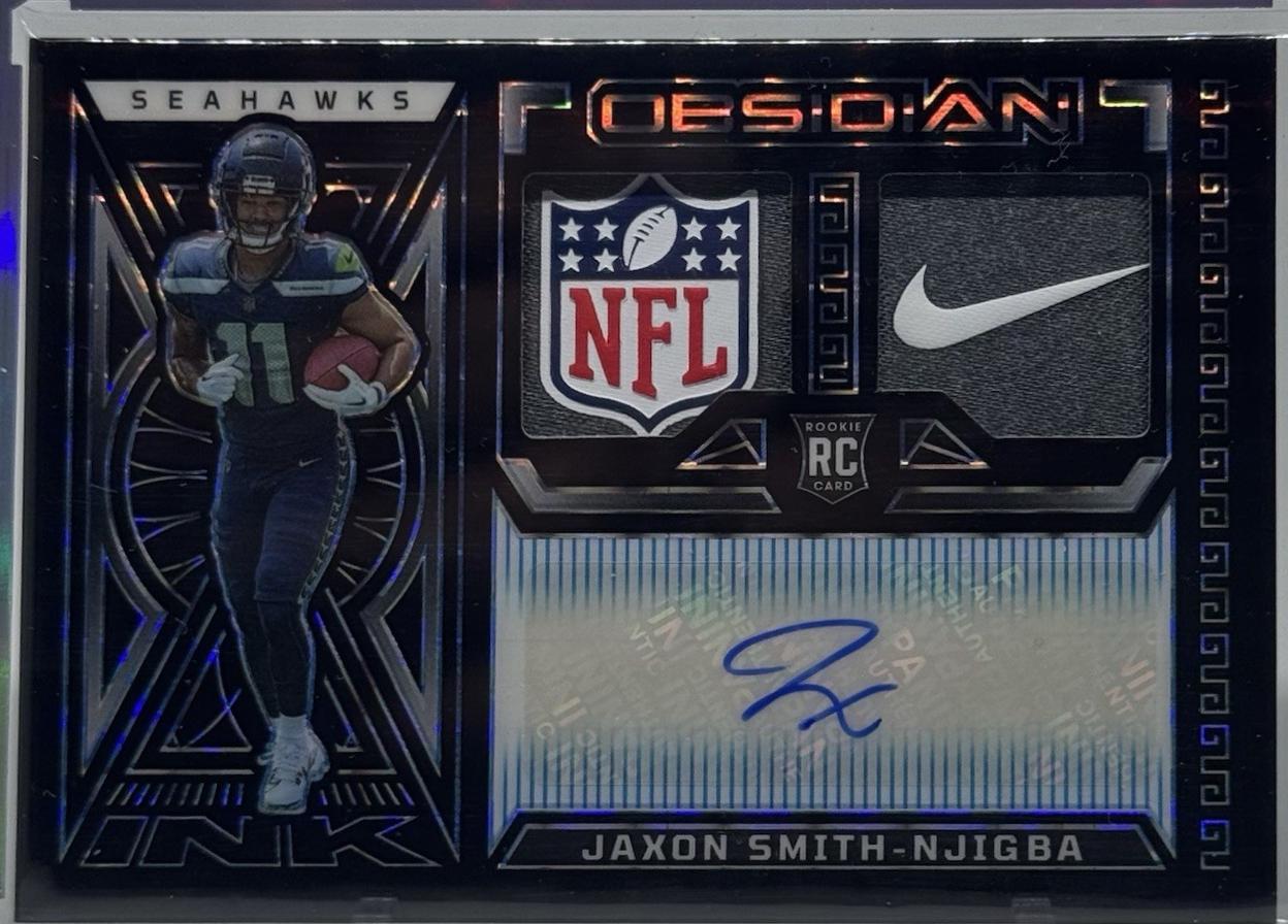 Jaxon Smith-Njigba [Blue Finite Electric Etch] #3