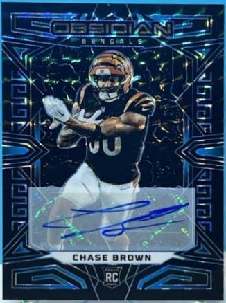 Chase Brown [Blue Finite Electric Etch] #118
