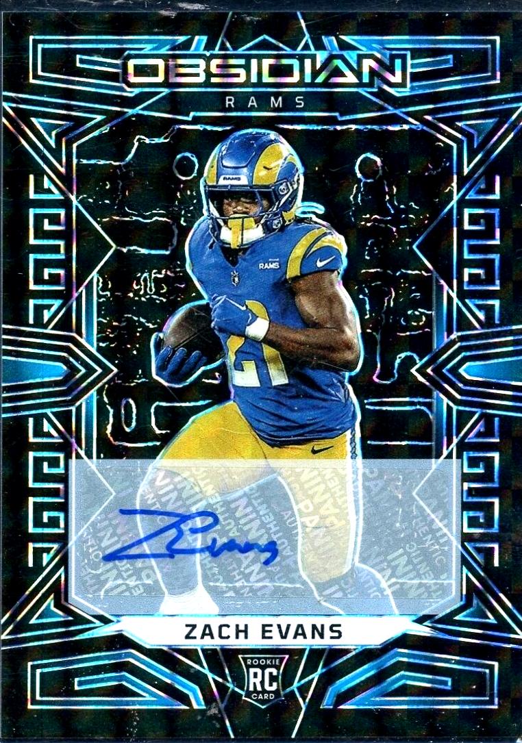 Zach Evans [Blue Finite Electric Etch] #157