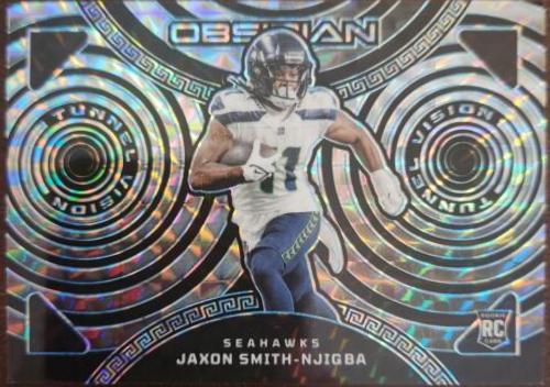 Jaxon Smith-Njigba [Blue Finite Electric Etch] #8